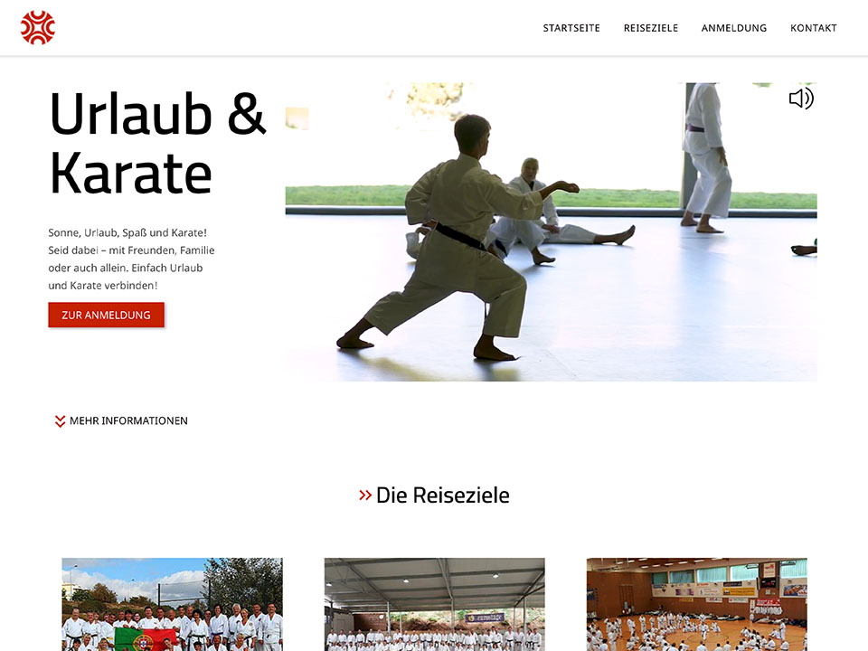 Vorschaubild vom Projekt Urlaub Karate